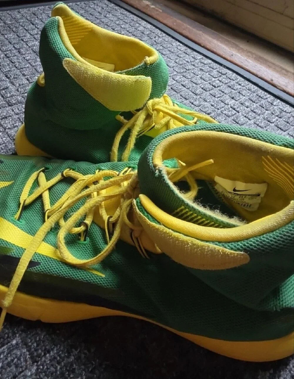 Nike green mesh